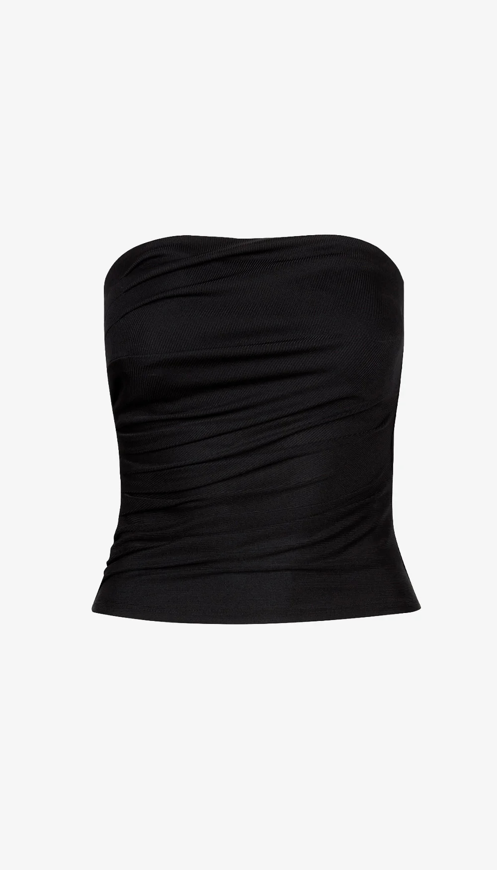 linked:Strapless Ruched Top